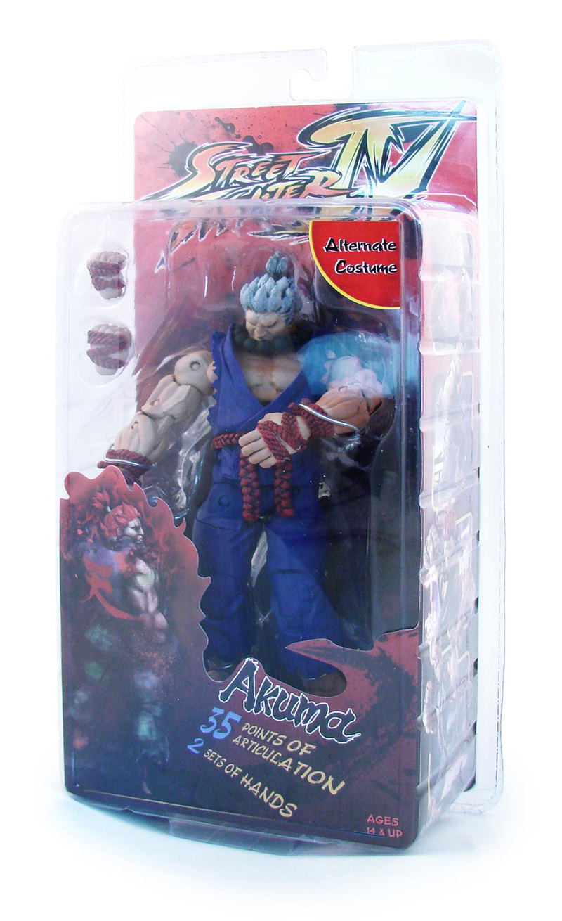 Street Fighter IV Survival Mode Colors Series 2 Pre-Painted Action Figure: Akuma Alternate Costume Ver. image 1