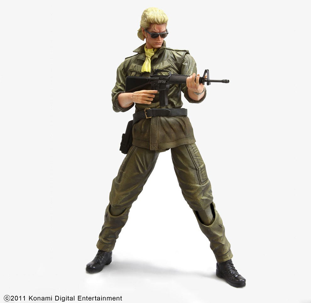 L GEAR SOLID KAZUHIRA MILLER フィギュア Metal Gear Solid Peace Walker Play Arts Kai Pre-Painted Figure