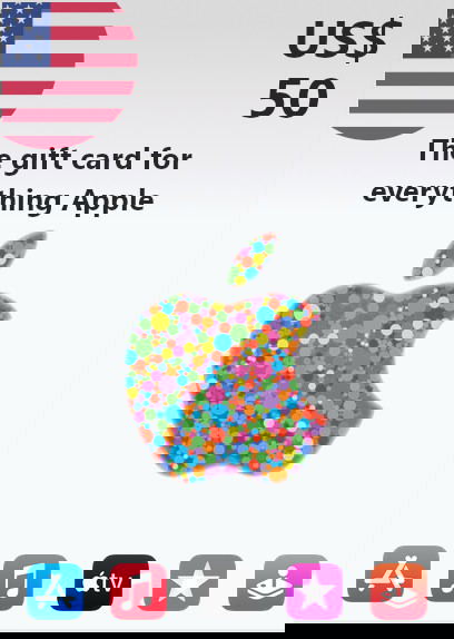 Apple Gift Card 50 USD US Account digital1