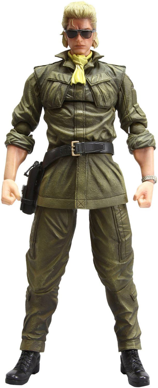Metal Gear Solid Peace Walker Play Arts Kai Pre-Painted Figure: Kazuhira Miller image 1