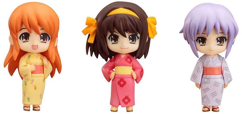 Nendoroid Petite Pre-Painted Figure Set: Haruhi Summer Festival Set image 1