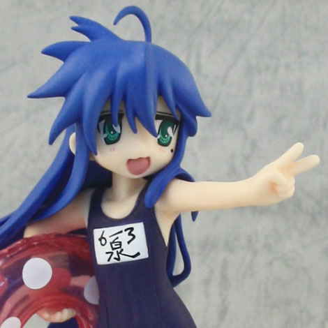 Lucky Star Non Scale Extra Summer Beach Pre-Painted PVC Figure: Izumi Konata image 1