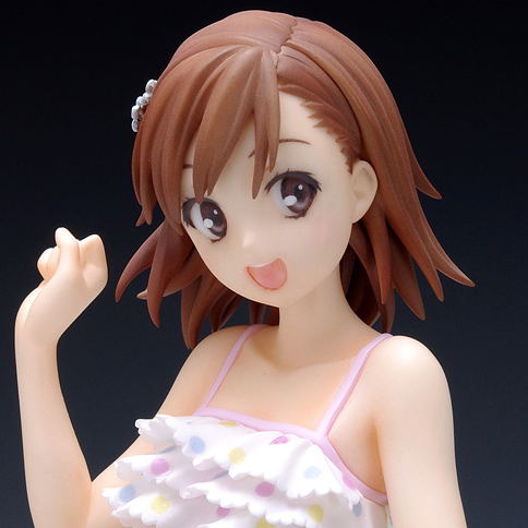 Beach Queens To Aru Majutsu no Index 1/10 Scale Pre-Painted PVC Figure: Misaka Mikoto Dengeki Hobby Special Ver. image 2
