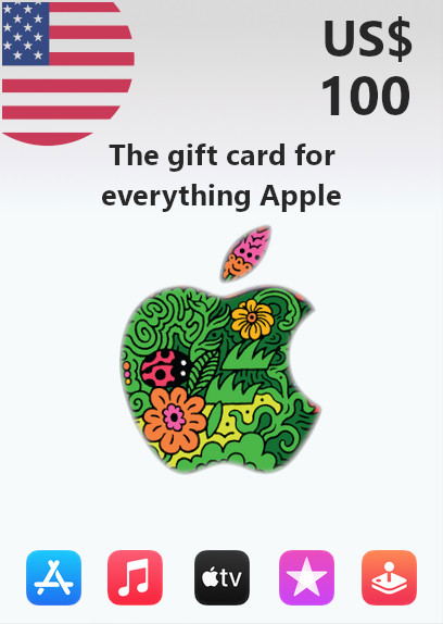 Apple Gift Card 100 USD | US Account <span class="ext ext_digital">digital</span> image 1
