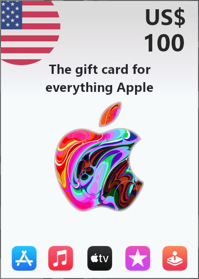 iTunes 100 USD Gift Card | US Account digital - Bitcoin & Lightning accepted