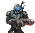 Gears of War 2 Pre-Painted Action Figure: Cog Soldier thumbnail 1