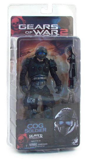 Gears of War 2 Pre-Painted Action Figure: Cog Soldier