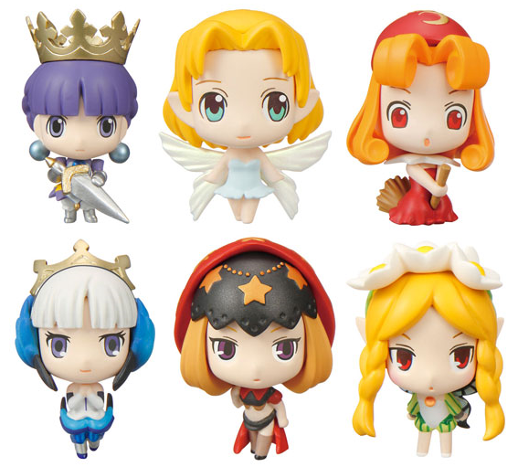 Game Characters Collection Mini Princess Crown & Odin Sphere Pre-Painted Trading Figure (Set of 12 pieces) image 1