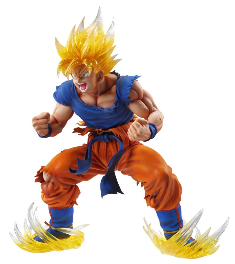 Super Figure Art Collection Dragon Ball Kai: Super Saiyajn Son Gokou Ver.2 Clear Hair (Re-run) image 1
