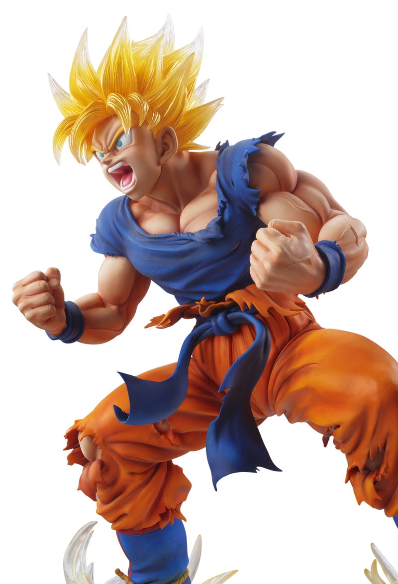Super Figure Art Collection Dragon Ball Kai: Super Saiyajn Son Gokou Ver.2 Clear Hair (Re-run) image 2
