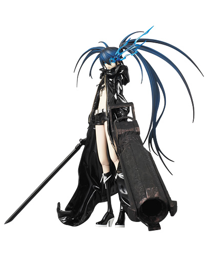 Real Action Heroes - Black Rock Shooter Pre-Painted Action Figure: Black Rock Shooter image 1