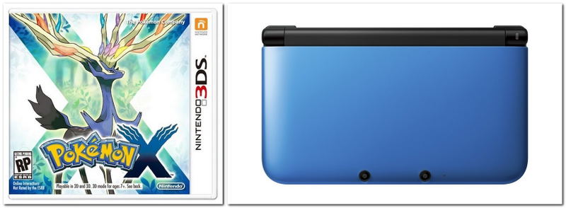 Pokemon X with Nintendo 3DS XL (Play-Asia.com Starter Bundle Set) image 1