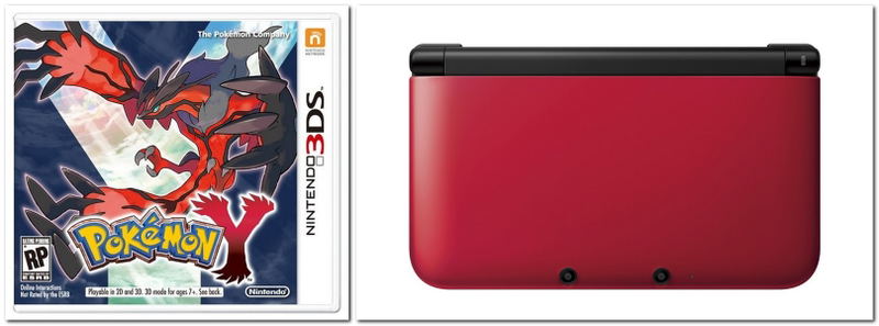 Pokemon Y with Nintendo 3DS XL (Play-Asia.com Starter Bundle Set) image 1
