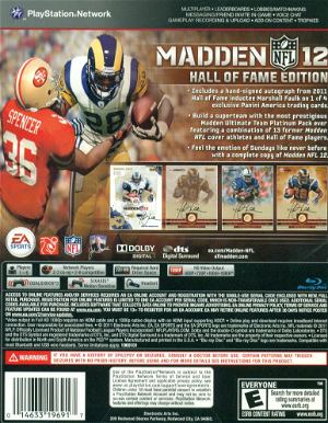 Madden NFL 12 (Hall of Fame Edition)