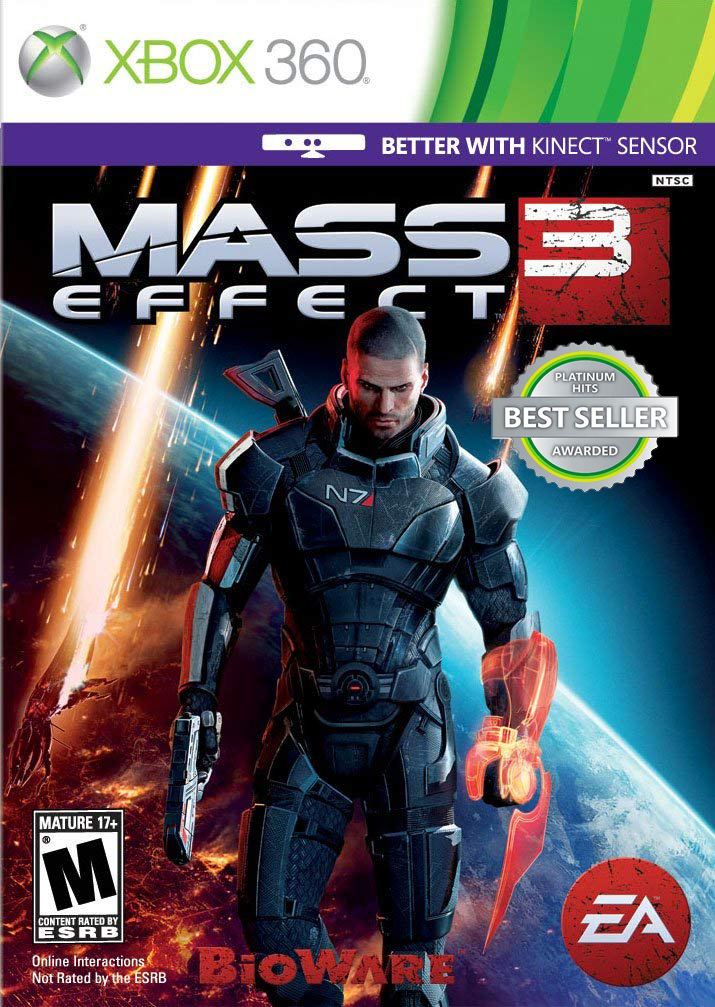 Mass Effect 3 (Platinum Hits) for Xbox360, Kinect