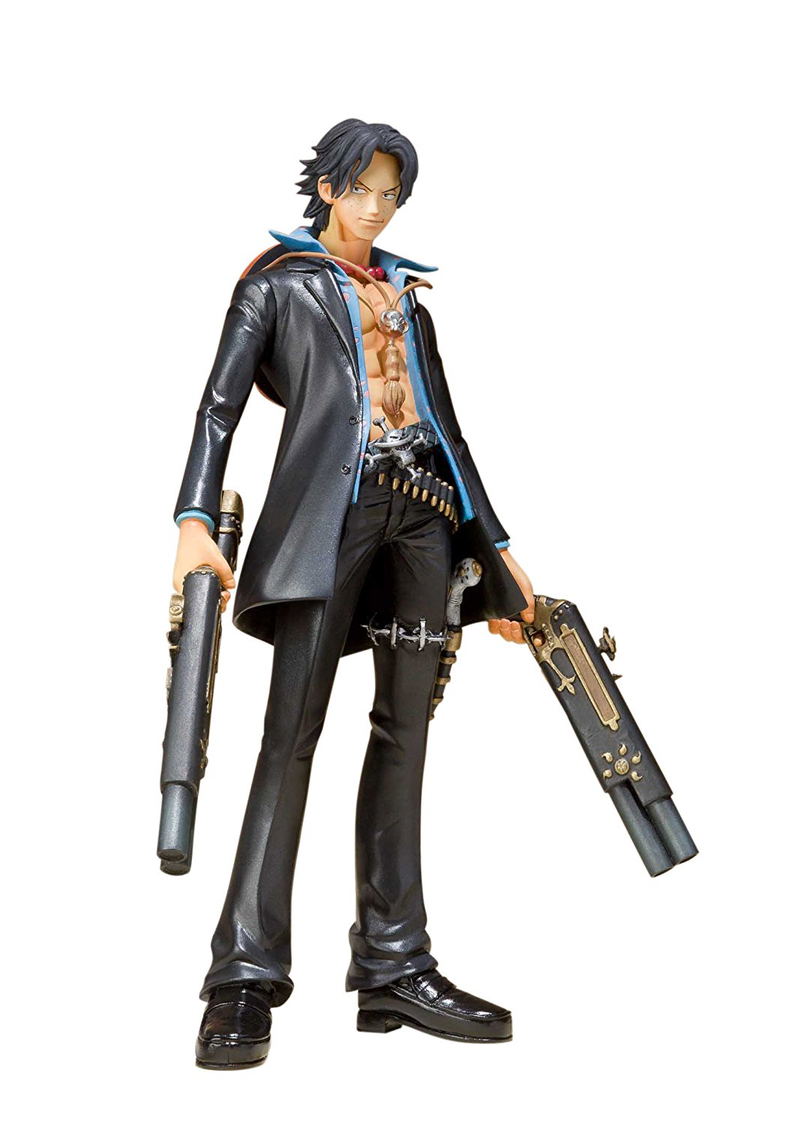 One Piece Figuarts Zero Non Scale Pre-Painted PVC Figure: Portgas D Ace Strong World Ver. image 1