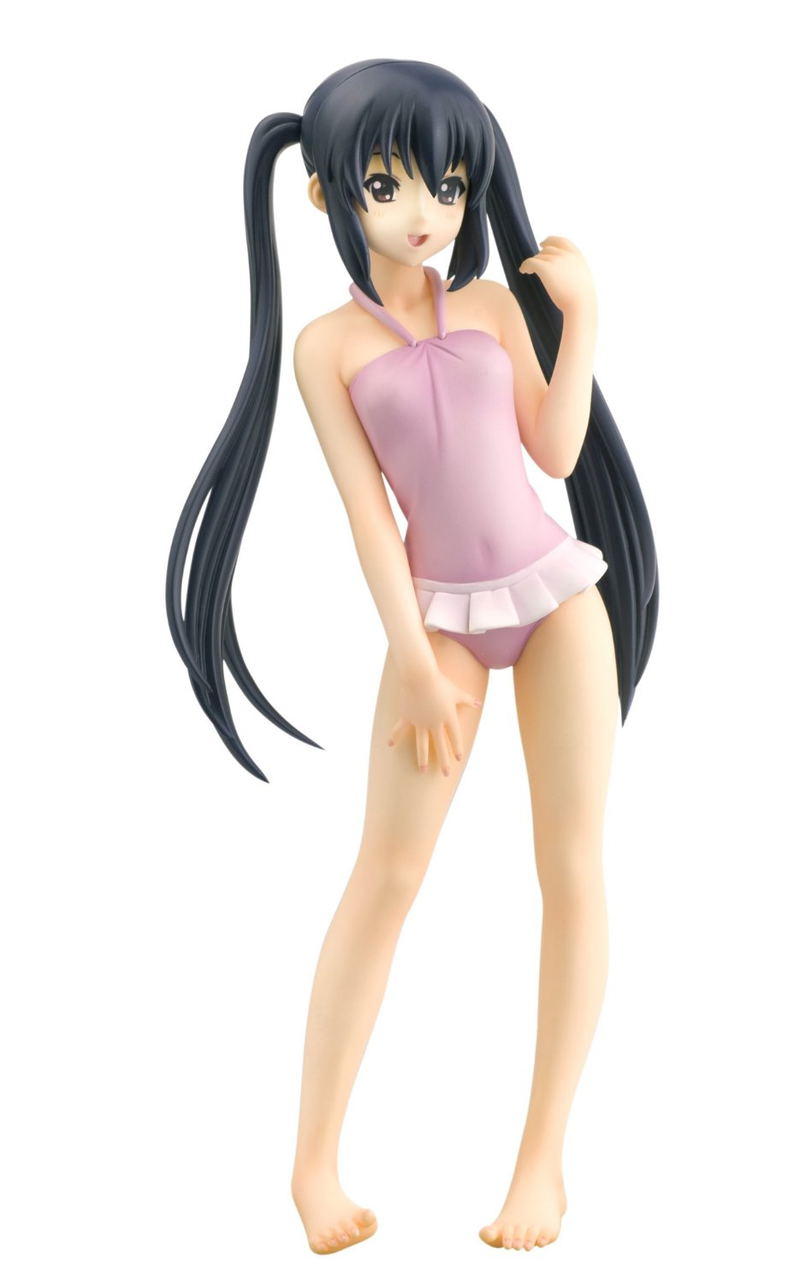 K-On! 1/7 Scale Pre-Painted PVC Figure: Nakano Azusa Swimsuit Ver. image 1