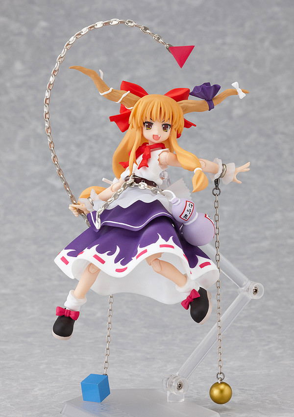 Touhou Project Non Scale Pre-Painted PVC Figure: figma Suika Ibuki image 5