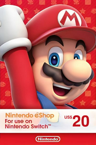 Nintendo eShop Card 20 USD USA Account digital for Nintendo