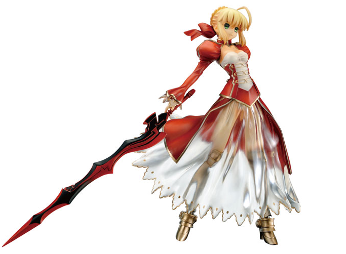 Fate/Extra 1/6 Scale Pre-Painted PVC Figure: Saber Extra Clayz Ver. image 1
