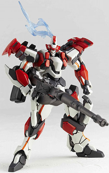 Revoltech Series No. 107 - Full Metal Panic! Pre-Painted PVC Figure: ARX-8 Laevatein Final Battle Custom Series image 3