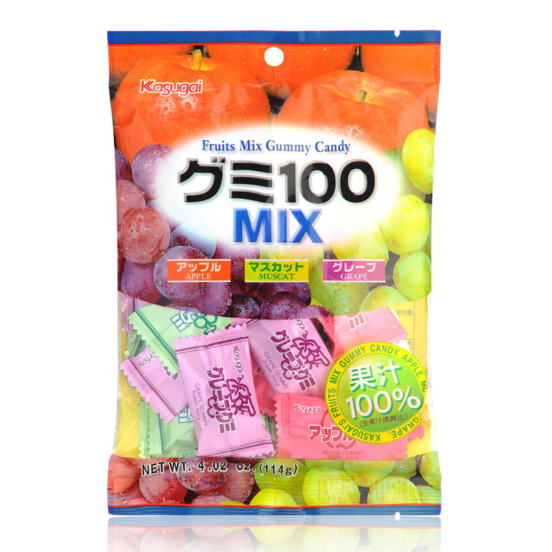 Kasugai Fruits Mix Gummy Candy image 1