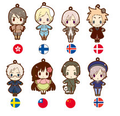 Kotobukiya Hetalia 2 Trading Rubber Strap Collection thumbnail 3