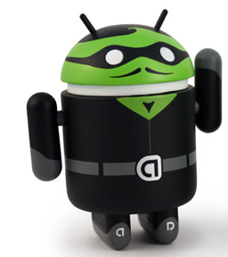 Google Android Non Scale Pre-Painted Vinyl Mini Collectible Series Special Edition: The Hidden Task (Hero) image 1