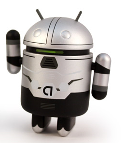 Google Android Non Scale Pre-Painted Vinyl  Mini Collectible Series Special Edition: Cycle-On (Villain) image 1