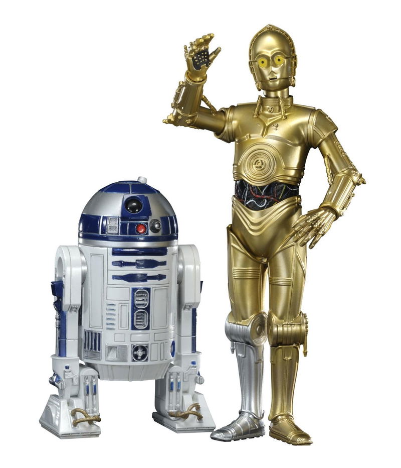 ARTFX+ Star Wars Episode VI Return of the Jedi 1/10 Scale Pre-Painted Figure: C-3PO & R2-D2 image 1