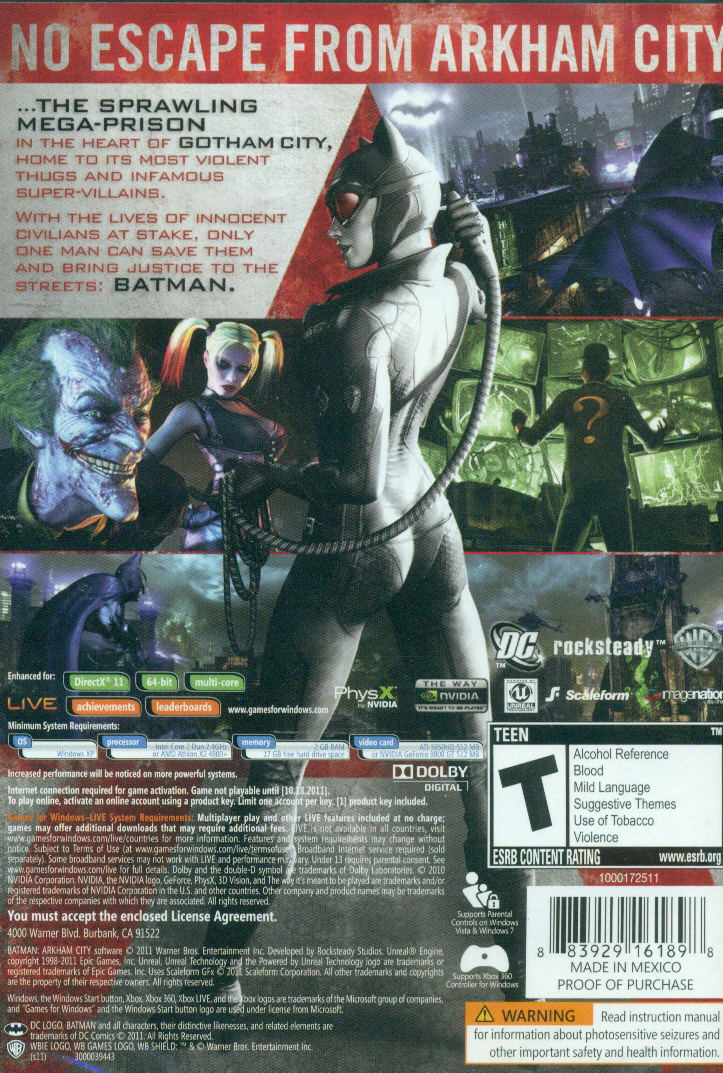 Batman: Arkham City (DVD-ROM) image 2