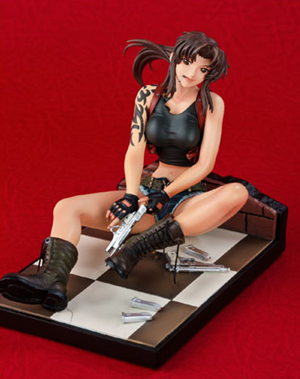 Black Lagoon 1/6 Scale Pre-Painted Polystone Figure: Revy (Re-run)