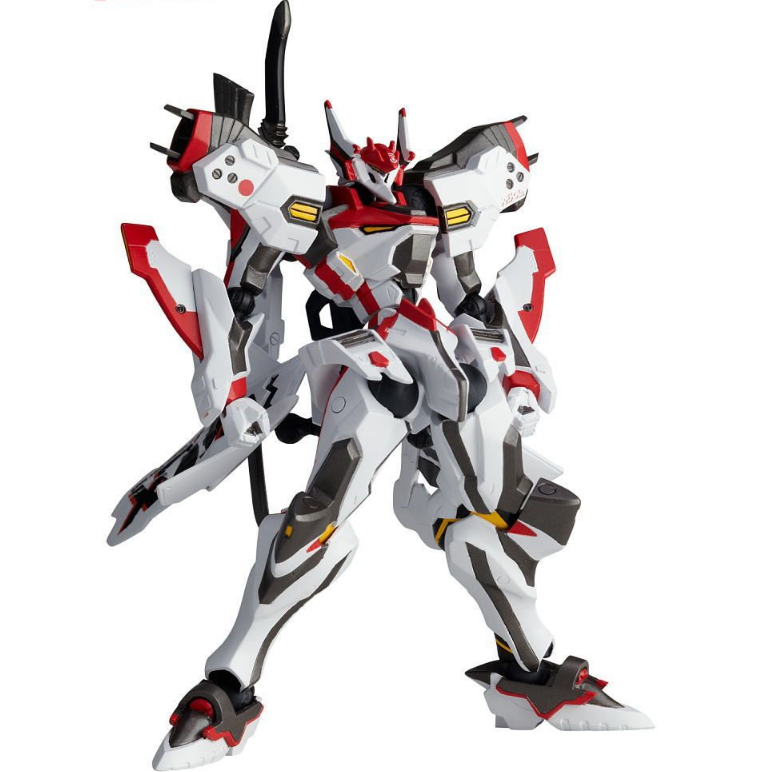 Revoltech Muv-Luv Alternative Series No. 002 Pre-Painted PVC Figure: Shiranui Type-2 XFJ-01a Demonstrator Color image 1