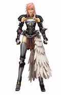 Final Fantasy XIII-2 Play Arts Kai Pre-Painted Figure: Lightning thumbnail 1