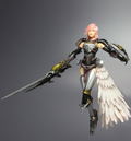Final Fantasy XIII-2 Play Arts Kai Pre-Painted Figure: Lightning thumbnail 5