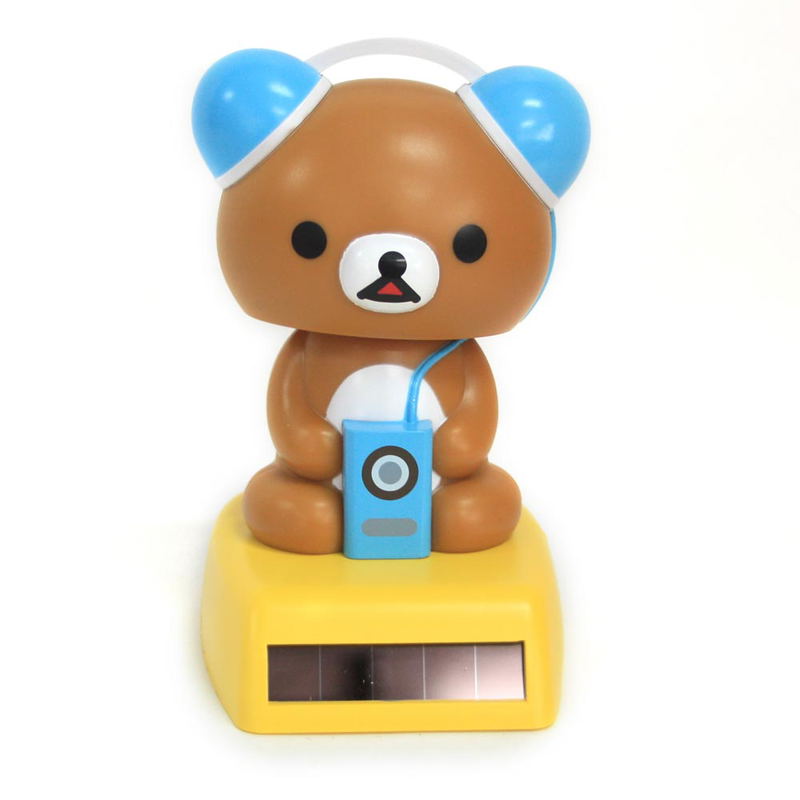 Rilakkuma Solar Power Dancing Mascot:  Rilakkuma image 1