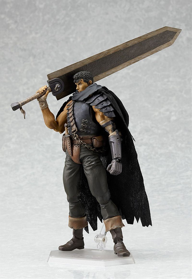 Berserk Non Scale Pre-Painted PVC Figure: figma Guts Black Soldier Ver. image 5