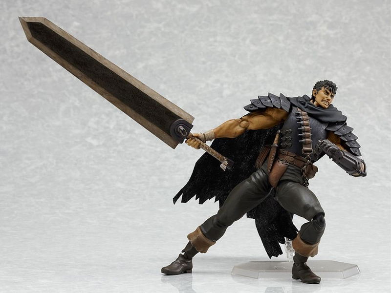 Berserk Non Scale Pre-Painted PVC Figure: figma Guts Black Soldier Ver. image 6