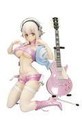 Nitro Super Sonic 1/7 Scale Pre-Painted PVC Figure: Super Sonico Bondage Candy Pink Ver. thumbnail 1