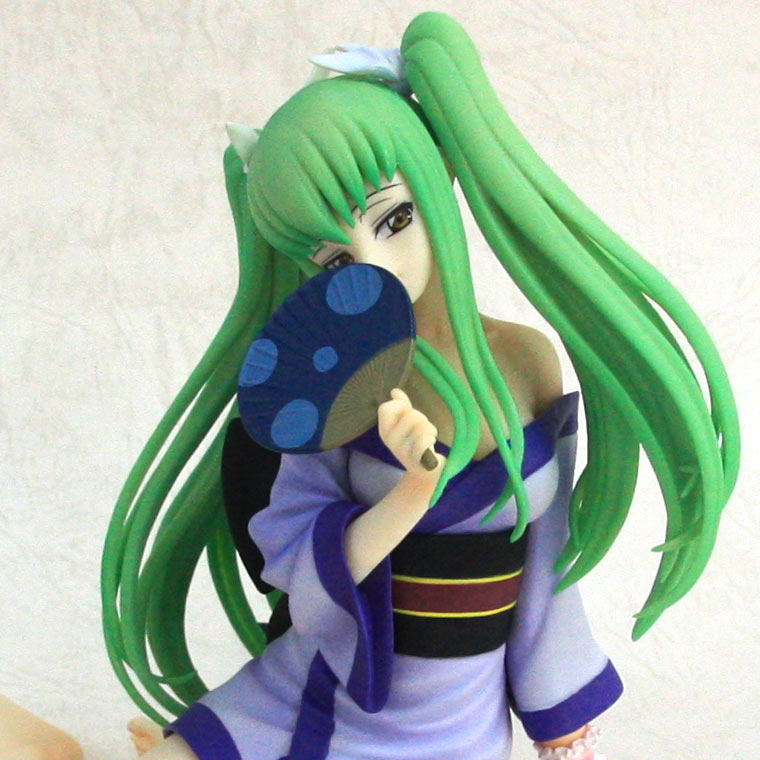Code Geass Lelouch of the Rebellion SQ Non Scale Pre-Painted PVC Figure: C.C. Yukata Ver. image 2