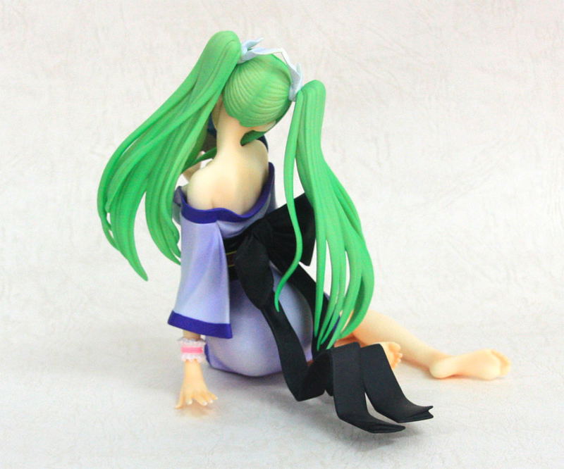 Code Geass Lelouch of the Rebellion SQ Non Scale Pre-Painted PVC Figure: C.C. Yukata Ver. image 3