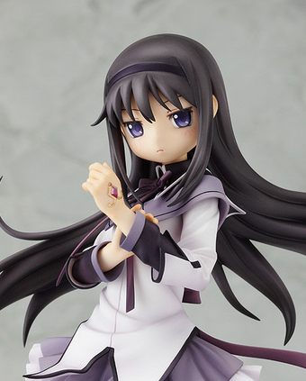 Puella Magi Madoka Magica 1/8 Scale Pre-Painted PVC Figure: Akemi Homura image 2