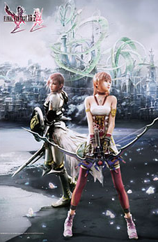 Final Fantasy XIII-2 Wall Scroll Poster Vol. 7: Lightning & Serah Farron_