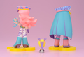 Twin Pack+ Panty & Stocking with Garterbelt Non Scale Pre-Painted PVC Figure: Panty & Stocking with Chuck + galaxxxy thumbnail 5