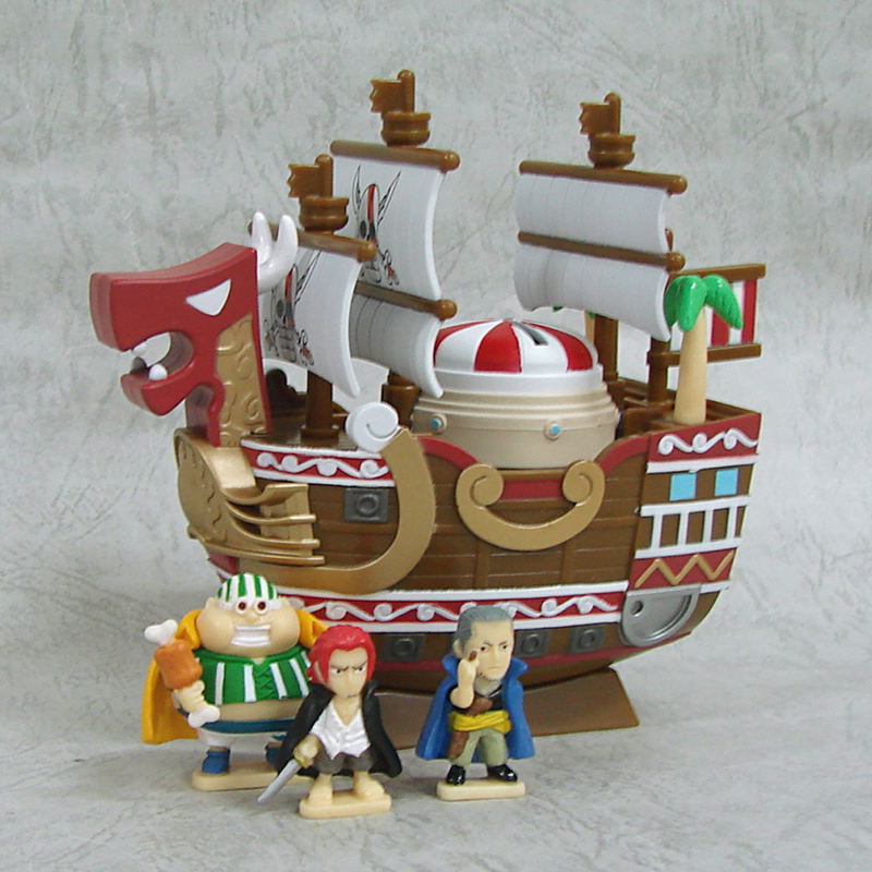 One Piece Chara Bank Pirate Ship Series Non Scale Pre-Painted Figure: Shanks Red Force image 1