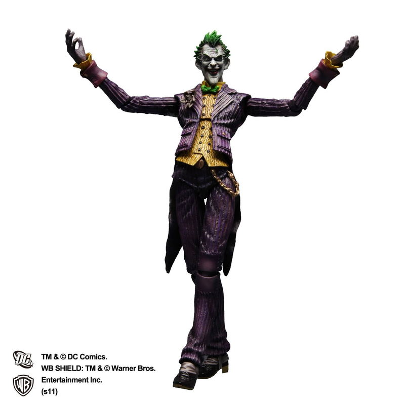 Batman Arkham Asylum Play Arts Kai Pre-Painted Figure: Joker image 1