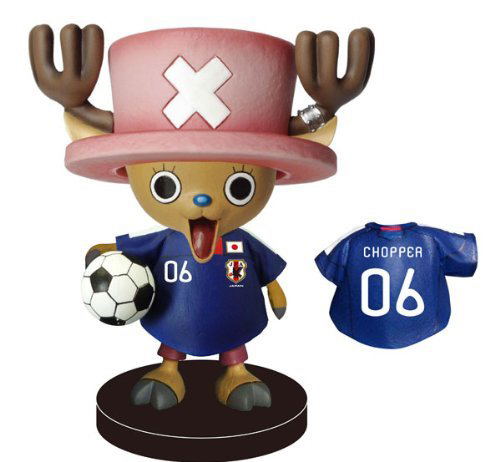 One Piece Bobbing Head Pre-Painted PVC Figure: Chopper Japanese Soccer Team Ver. image 1