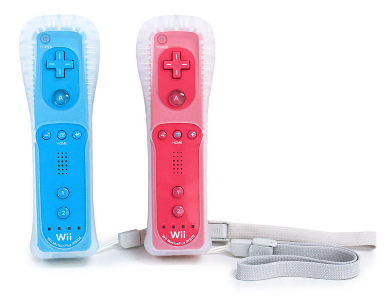 Wii Remote Plus Control Set (Blue & Pink) for Nintendo Wii