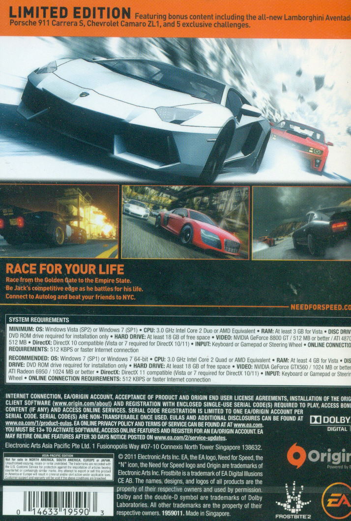 Need for Speed: The Run (Limited Edition) (DVD-ROM) image 2