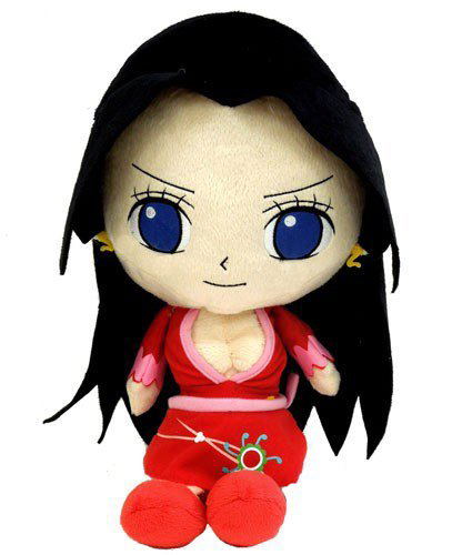 One Piece Plush Doll: Hancock Reversible Cushion image 1